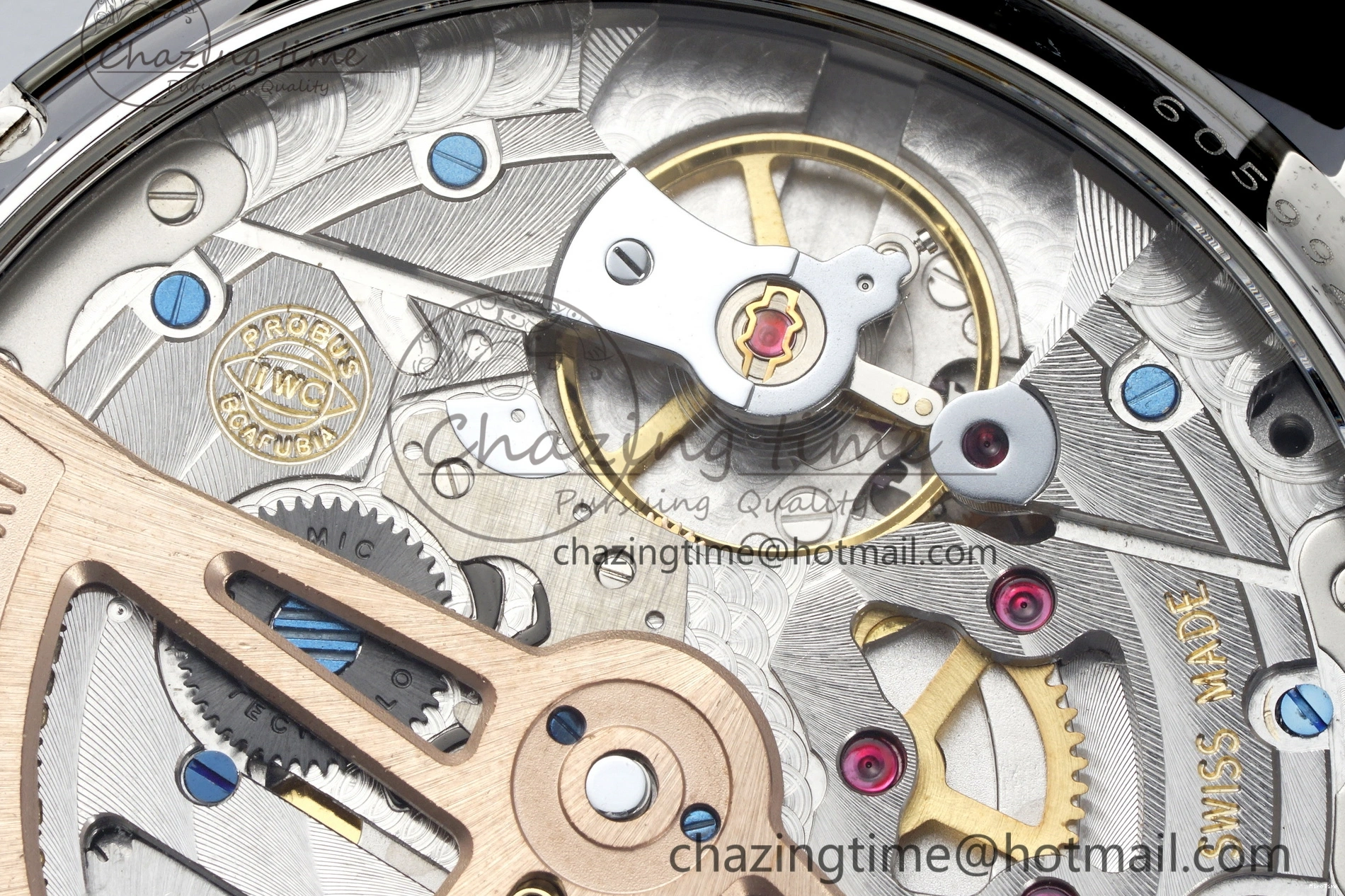 MIROTIME 0522 Bold Portugieser Perpetual Calendar SS 5033 APSF 1:1 Best Edition Blue Dial on Black Leather Strap A52610 Clone 7041